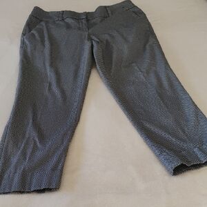 Stylish Black and White Patterned Pants 7th Avenue!